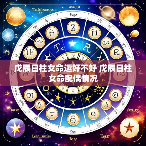戊辰日柱女命运好不好 戊辰日柱女命配偶情况