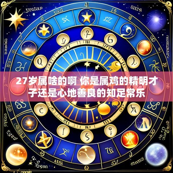 27岁属啥的啊 你是属鸡的精明才子还是心地善良的知足常乐