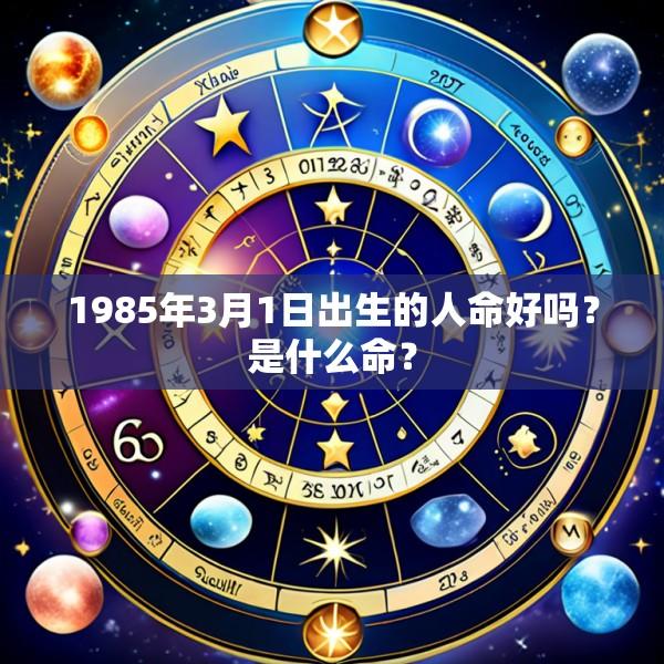 1985年3月1日出生的人命好吗？是什么命？