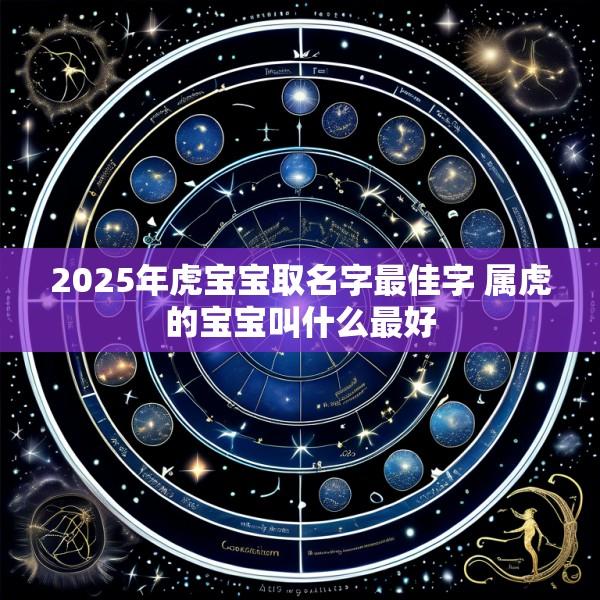 2025年虎宝宝取名字最佳字 属虎的宝宝叫什么最好