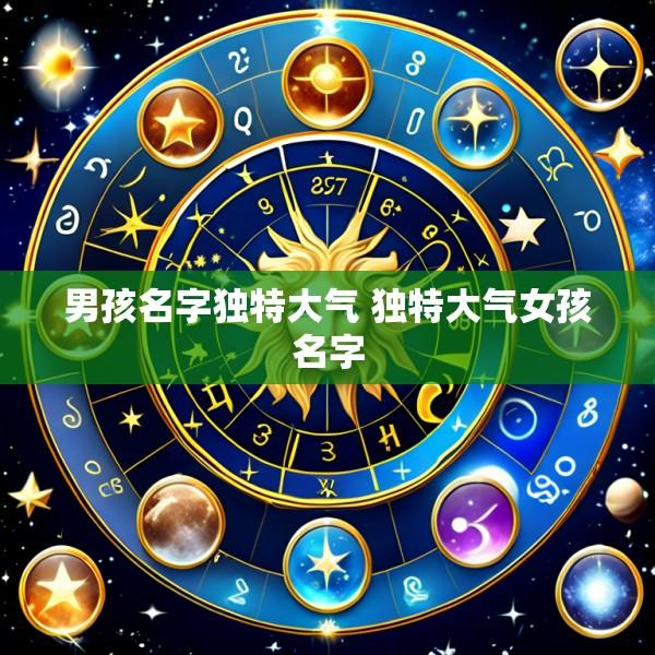 男孩名字独特大气 独特大气女孩名字