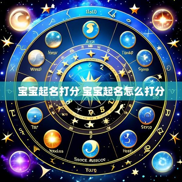 宝宝起名打分 宝宝起名怎么打分