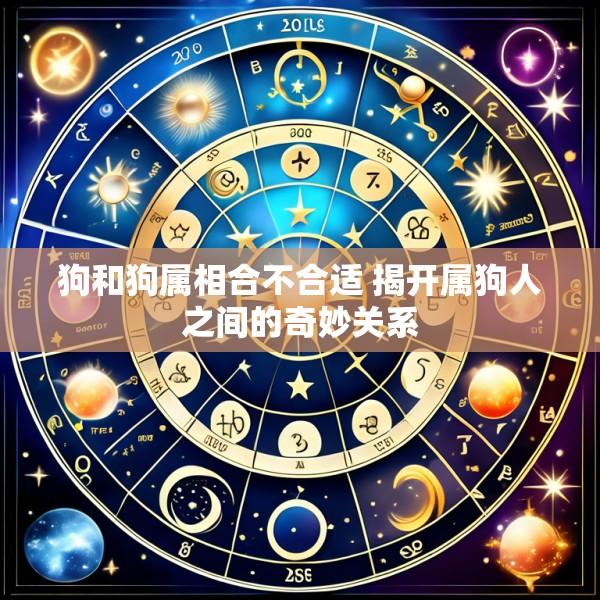 狗和狗属相合不合适 揭开属狗人之间的奇妙关系