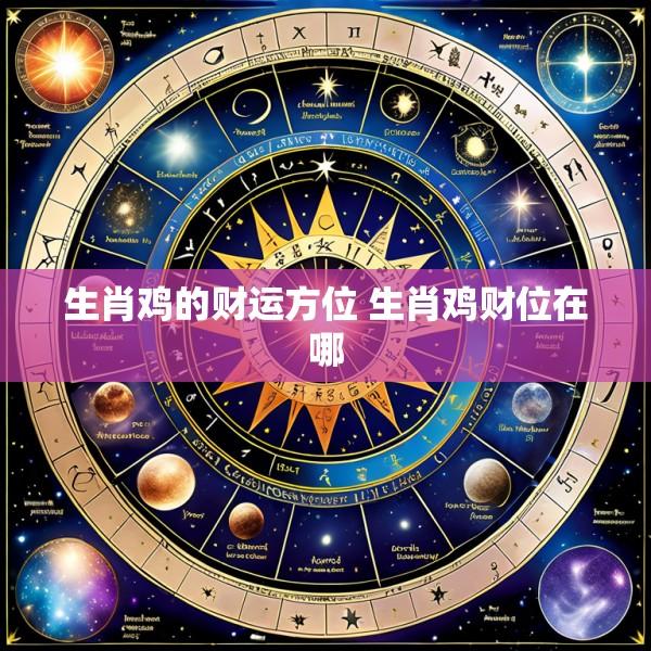生肖鸡的财运方位 生肖鸡财位在哪