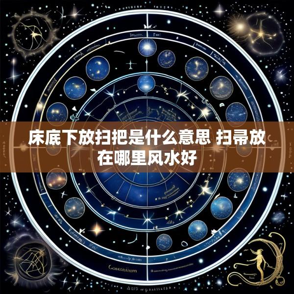 床底下放扫把是什么意思 扫帚放在哪里风水好