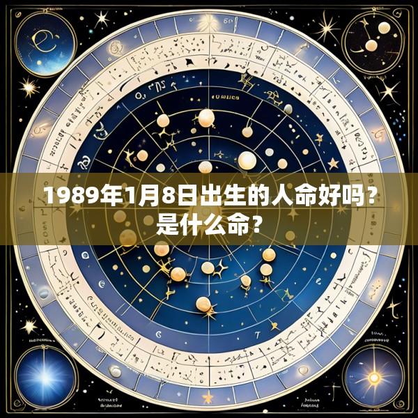 1989年1月8日出生的人命好吗？是什么命？