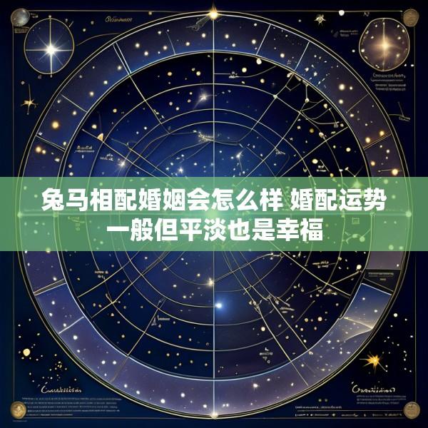 兔马相配婚姻会怎么样 婚配运势一般但平淡也是幸福