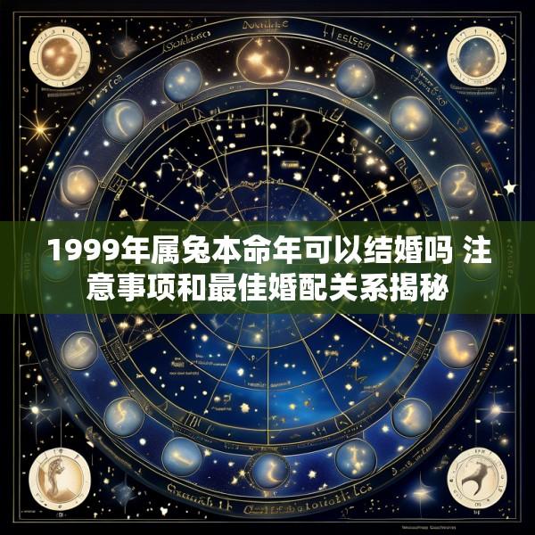 1999年属兔本命年可以结婚吗 注意事项和最佳婚配关系揭秘
