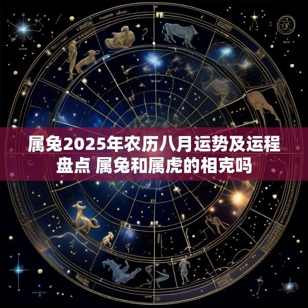 属兔2025年农历八月运势及运程盘点 属兔和属虎的相克吗