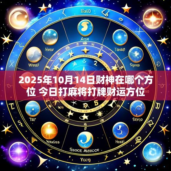 2025年10月14日财神在哪个方位 今日打麻将打牌财运方位