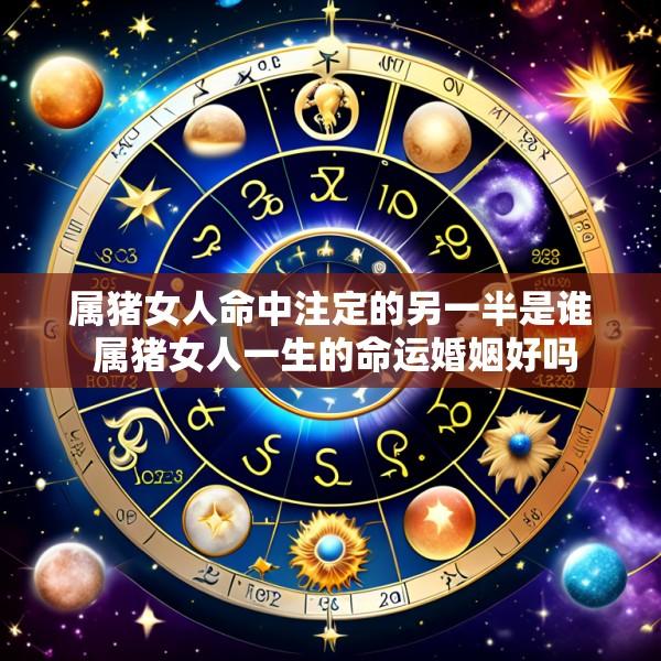 属猪女人命中注定的另一半是谁 属猪女人一生的命运婚姻好吗