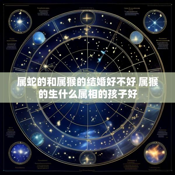 属蛇的和属猴的结婚好不好 属猴的生什么属相的孩子好