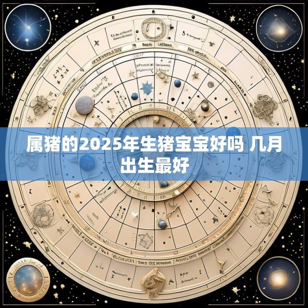 属猪的2025年生猪宝宝好吗 几月出生最好