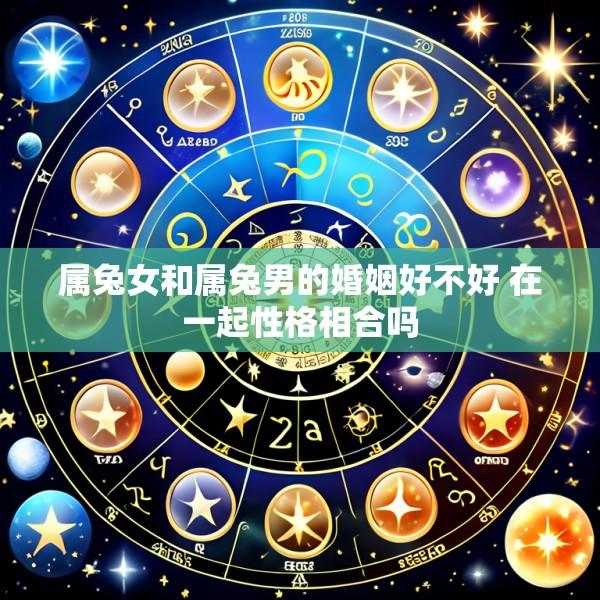 属兔女和属兔男的婚姻好不好 在一起性格相合吗