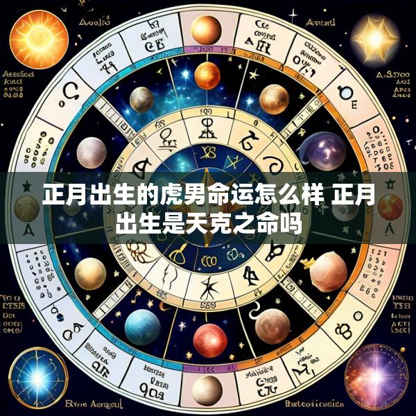 正月出生的虎男命运怎么样 正月出生是天克之命吗