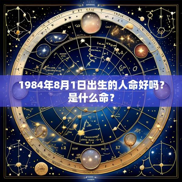 1984年8月1日出生的人命好吗？是什么命？