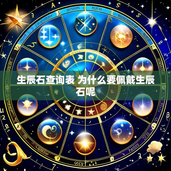 生辰石查询表 为什么要佩戴生辰石呢