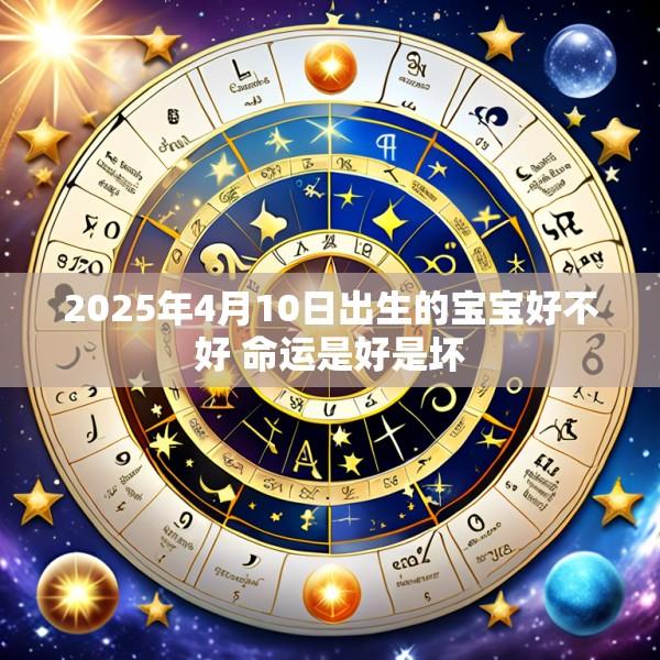 2025年4月10日出生的宝宝好不好 命运是好是坏