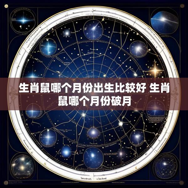 生肖鼠哪个月份出生比较好 生肖鼠哪个月份破月