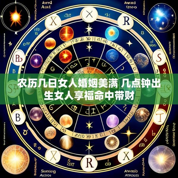农历几日女人婚姻美满 几点钟出生女人享福命中带财