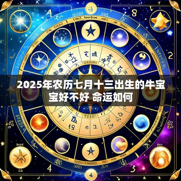 2025年农历七月十三出生的牛宝宝好不好 命运如何