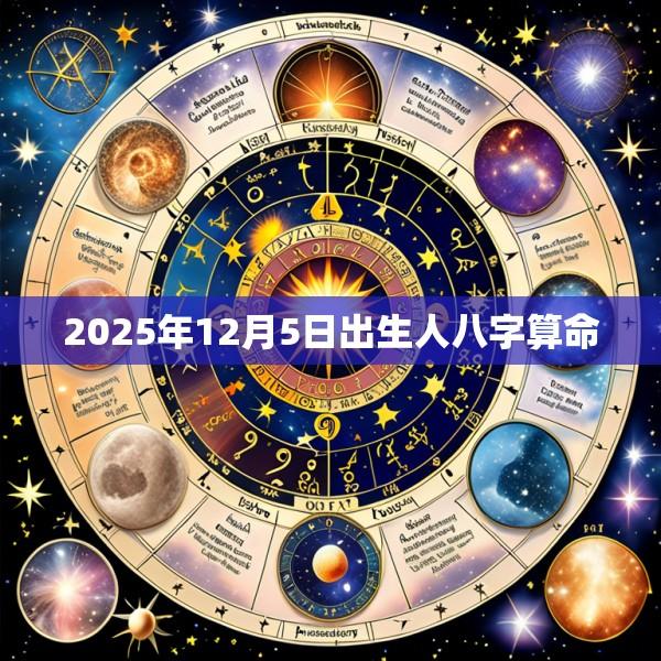 2025年12月5日出生人八字算命