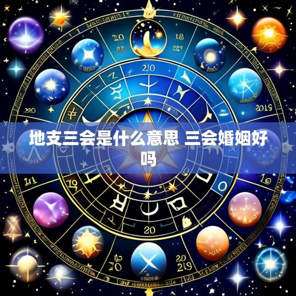 地支三会是什么意思 三会婚姻好吗