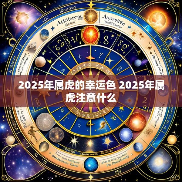2025年属虎的幸运色 2025年属虎注意什么