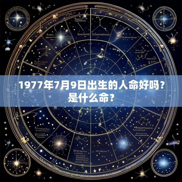 1977年7月9日出生的人命好吗？是什么命？
