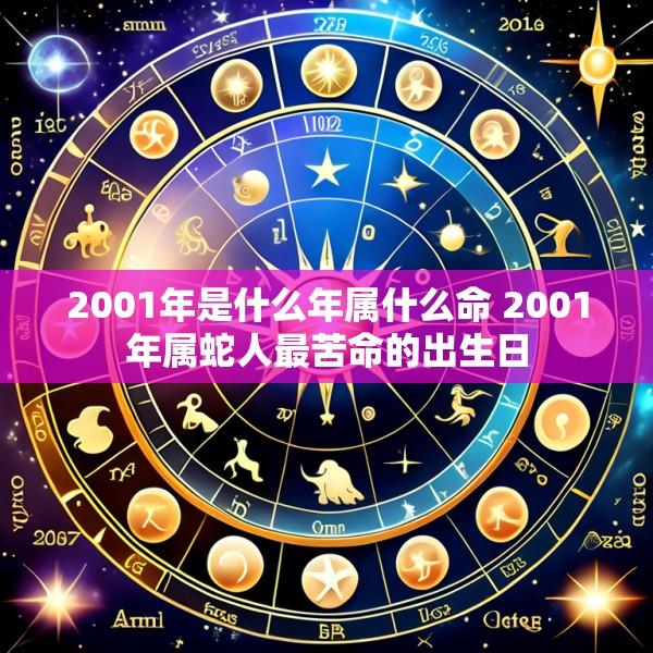 2001年是什么年属什么命 2001年属蛇人最苦命的出生日