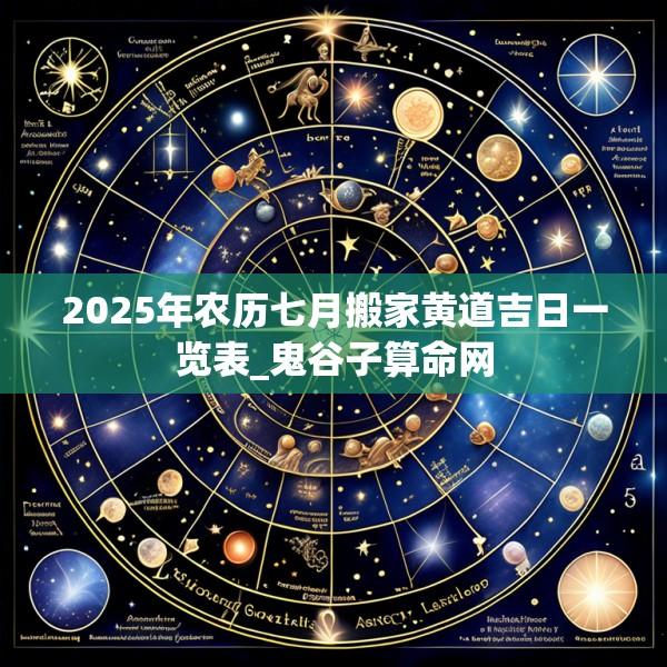 2025年农历七月搬家黄道吉日一览表_鬼谷子算命网