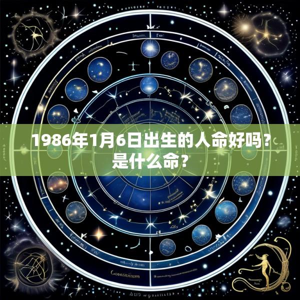 1986年1月6日出生的人命好吗？是什么命？