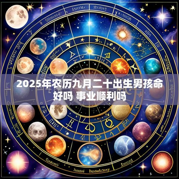 2025年农历九月二十出生男孩命好吗 事业顺利吗