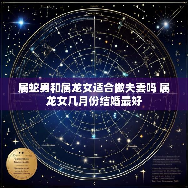 属蛇男和属龙女适合做夫妻吗 属龙女几月份结婚最好