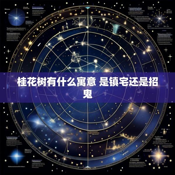 桂花树有什么寓意 是镇宅还是招鬼