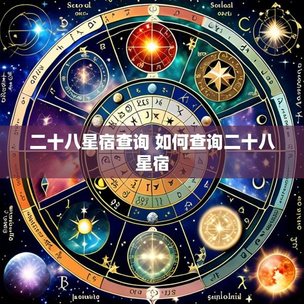 二十八星宿查询 如何查询二十八星宿