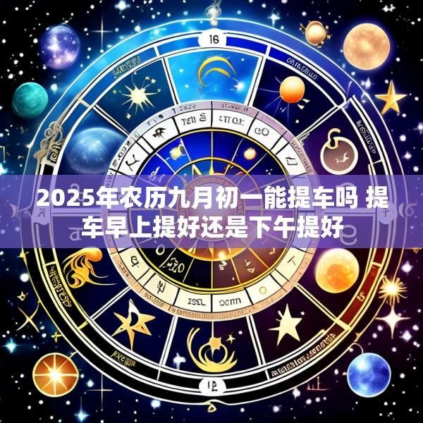 2025年农历九月初一能提车吗 提车早上提好还是下午提好
