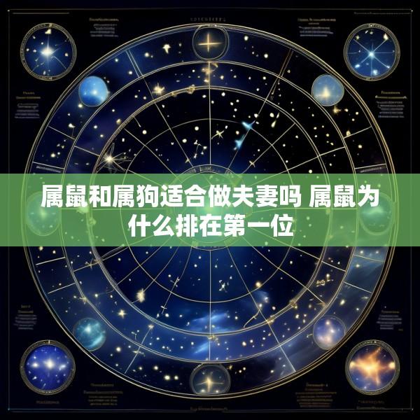 属鼠和属狗适合做夫妻吗 属鼠为什么排在第一位