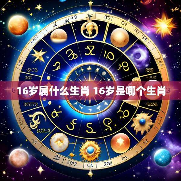 16岁属什么生肖 16岁是哪个生肖