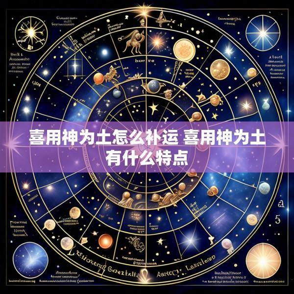 喜用神为土怎么补运 喜用神为土有什么特点