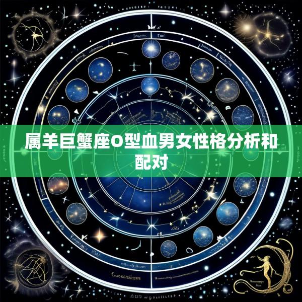 属羊巨蟹座O型血男女性格分析和配对