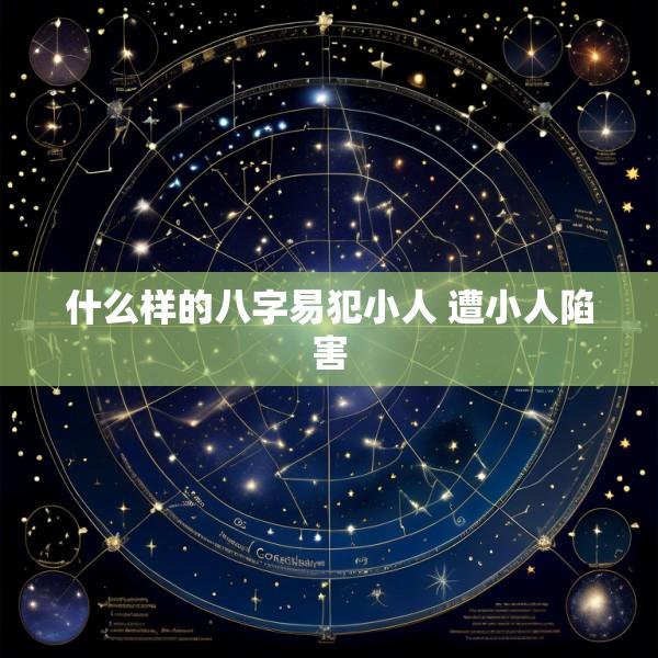 什么样的八字易犯小人 遭小人陷害