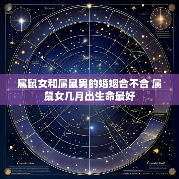 属鼠女和属鼠男的婚姻合不合 属鼠女几月出生命最好