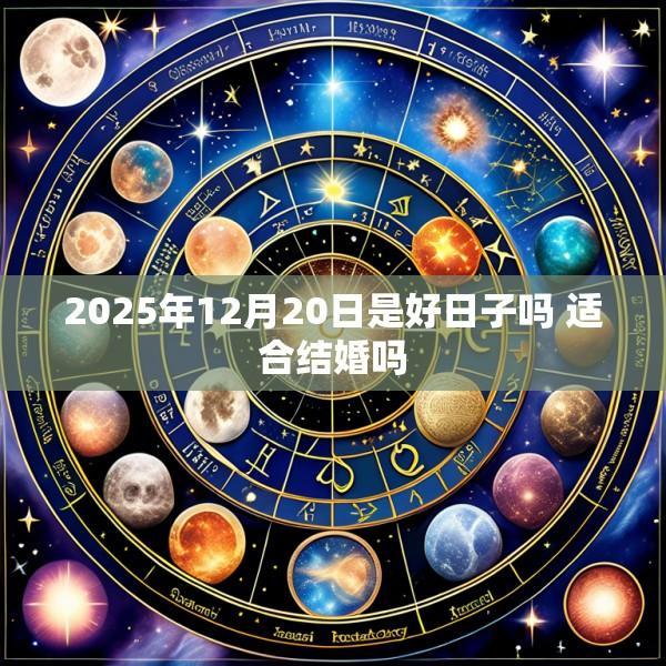 2025年12月20日是好日子吗 适合结婚吗