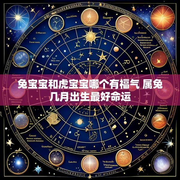兔宝宝和虎宝宝哪个有福气 属兔几月出生最好命运