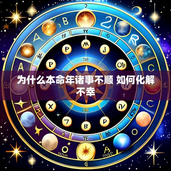 为什么本命年诸事不顺 如何化解不幸
