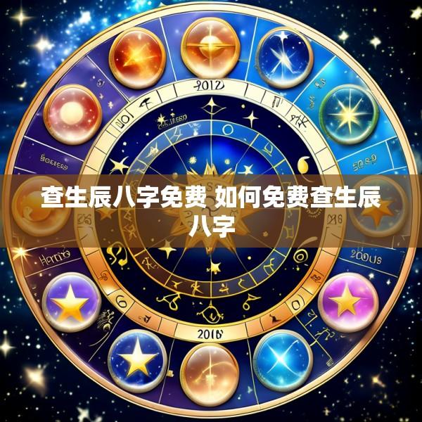 查生辰八字免费 如何免费查生辰八字