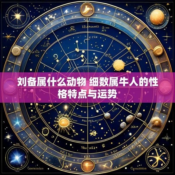 刘备属什么动物 细数属牛人的性格特点与运势