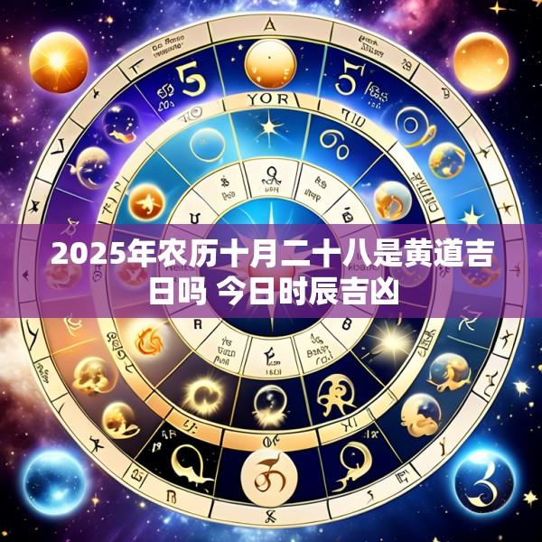 2025年农历十月二十八是黄道吉日吗 今日时辰吉凶