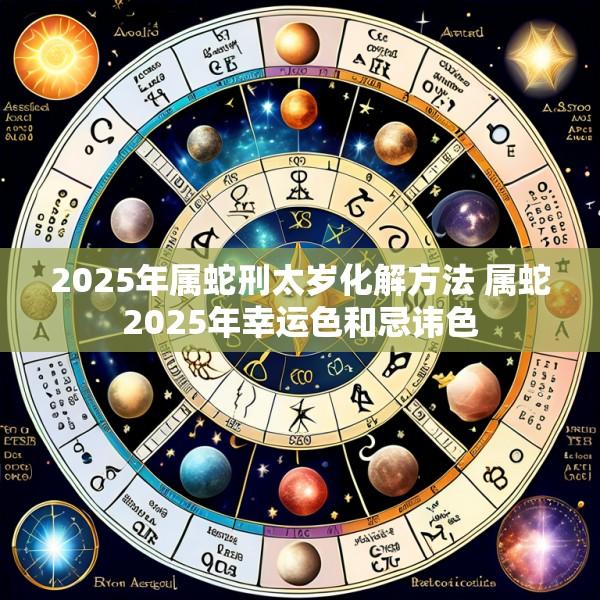 2025年属蛇刑太岁化解方法 属蛇2025年幸运色和忌讳色